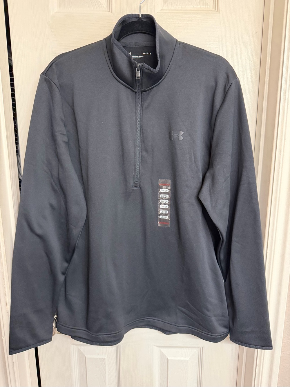 Under Armour Men’s Black Half-Zip Performance Sweater